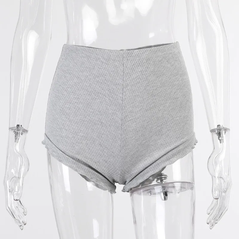 Stylish Knitted Sexy Booty Shorts Streetwear Women Spring Summer 2021 Ruffles Elastic High Waist Shorts Pants Bottoms
Stylish Knitted Sexy Booty Shorts Streetwear Women Spring Summer 2021 Ruffles Elastic High Waist Shorts Pants Bottoms