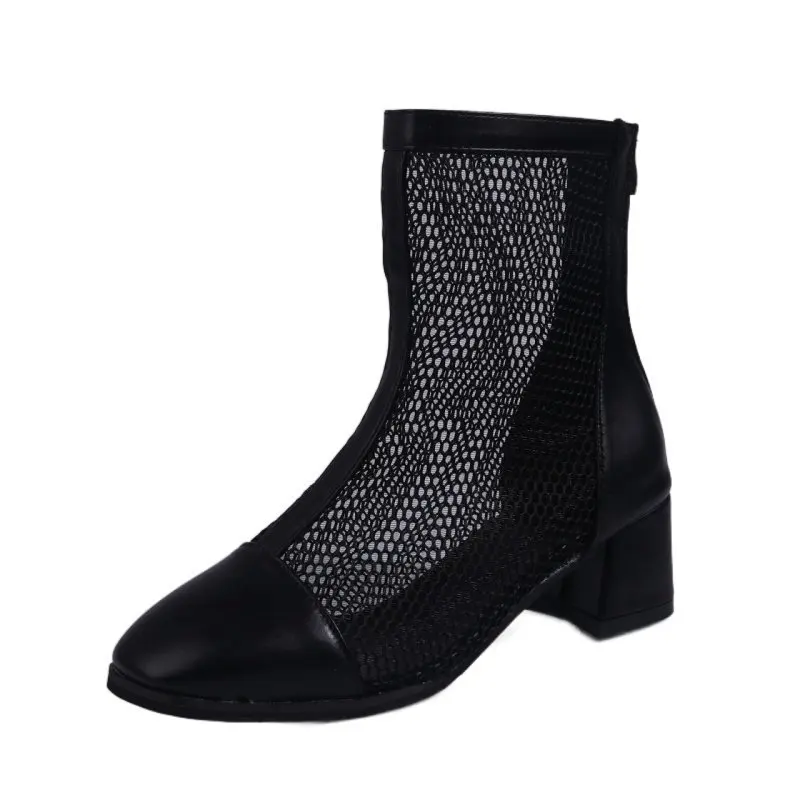 2021 Fashion Women High Heels Round Toe Mesh Ankle Strap Hollow Out Sandals Round Toe Zipper Pumps
2021 Fashion Women High Heels Round Toe Mesh Ankle Strap Hollow Out Sandals Round Toe Zipper Pumps