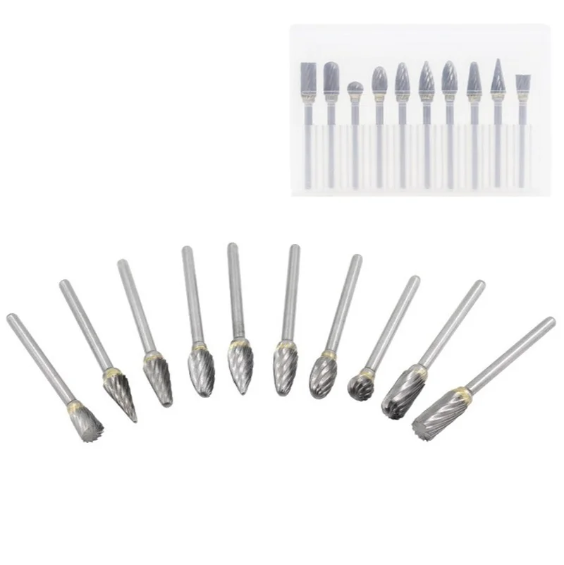 10pcs/set HSS Rotary Routing Bits Burr Router Tools Kit File Woodworker Handmade Root Carving Electric Grinder Engraving Cutter
10pcs/set HSS Rotary Routing Bits Burr Router Tools Kit File Woodworker Handmade Root Carving Electric Grinder Engraving Cutter