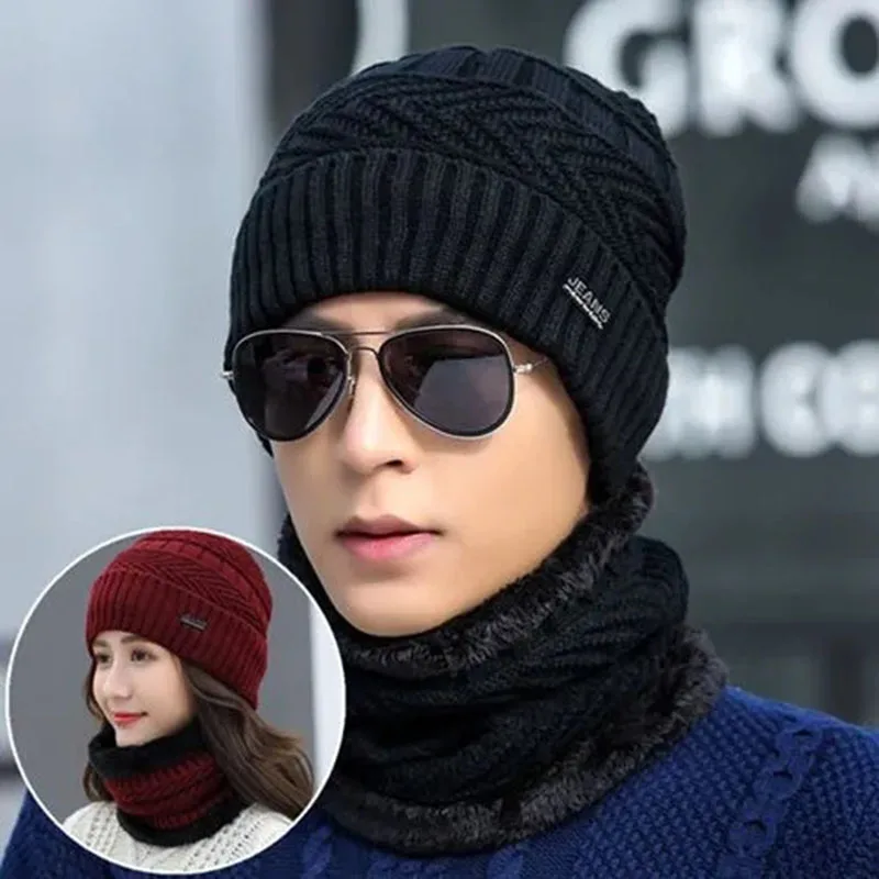 Men's Winter Solid Color Knitted Hat Cycling Warmth Velvet Thick Windproof Neck Guard Cap Ladies Casual Beanie Unisex Bone L4
Men's Winter Solid Color Knitted Hat Cycling Warmth Velvet Thick Windproof Neck Guard Cap Ladies Casual Beanie Unisex Bone L4