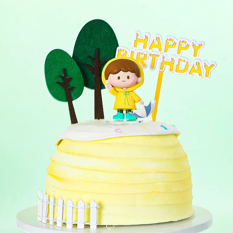Cake Topper Birthday Party Cartoon Raincoat Child Umbrella Little Yellow Duck Swim Ring Girl Kid Toy Baby Shower Baking Supplie
Cake Topper Birthday Party Cartoon Raincoat Child Umbrella Little Yellow Duck Swim Ring Girl Kid Toy Baby Shower Baking Supplie