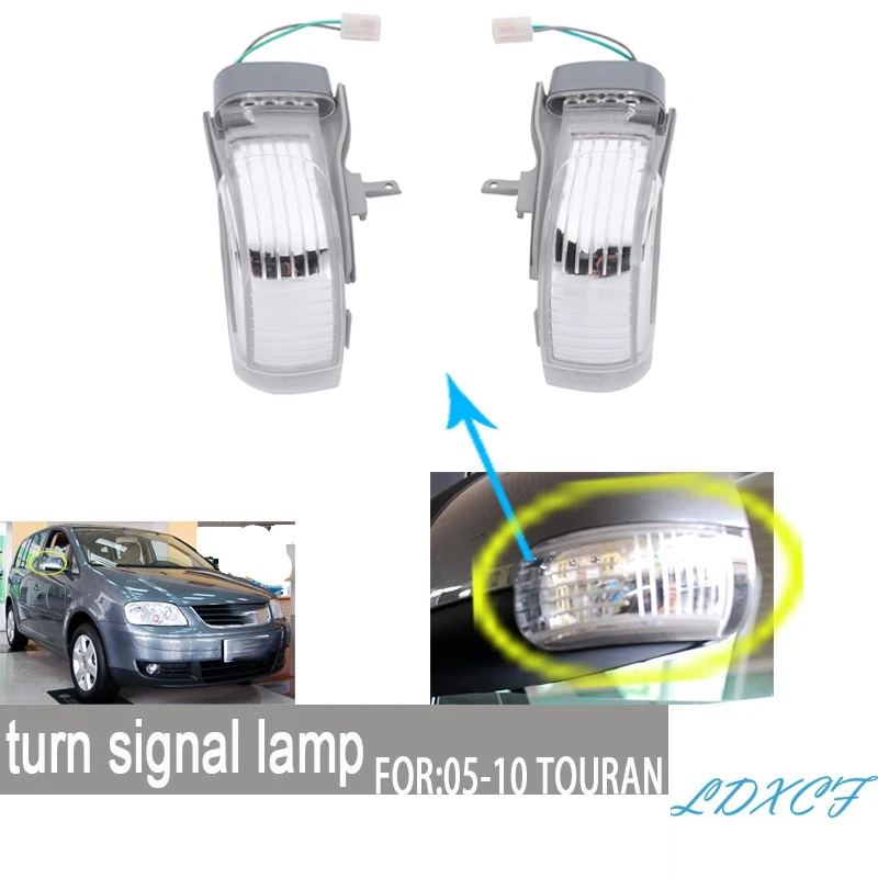 Car Rearview Mirror LED Turn Signal Light for Touran 2004-2010 
Car Rearview Mirror LED Turn Signal Light for Touran 2004-2010