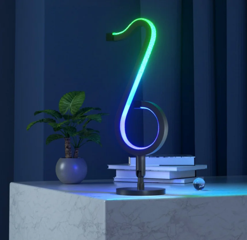 Led Music Night Note Light App Remote Control Colorful Atmosphere Table Lamp for Decorative Lighting In Living Room and Bedroom
Led Music Night Note Light App Remote Control Colorful Atmosphere Table Lamp for Decorative Lighting In Living Room and Bedroom