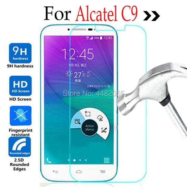Для alcatel one touch pop c9 закаленное стекло Защита для ЖК-экрана hd защитная пленка на