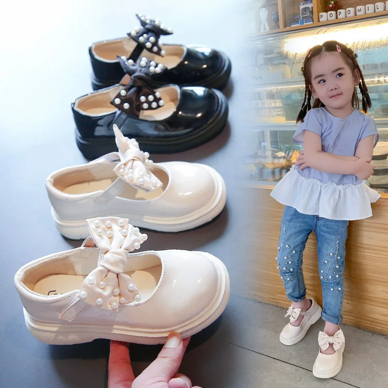 Kids Thick-soled Cute Pu Leather Shoes Spot Cute Fashion Flat Girls Princess Shoes 2021 Autumn New Style Foreign Style Pearl Bow
Kids Thick-soled Cute Pu Leather Shoes Spot Cute Fashion Flat Girls Princess Shoes 2021 Autumn New Style Foreign Style Pearl Bow