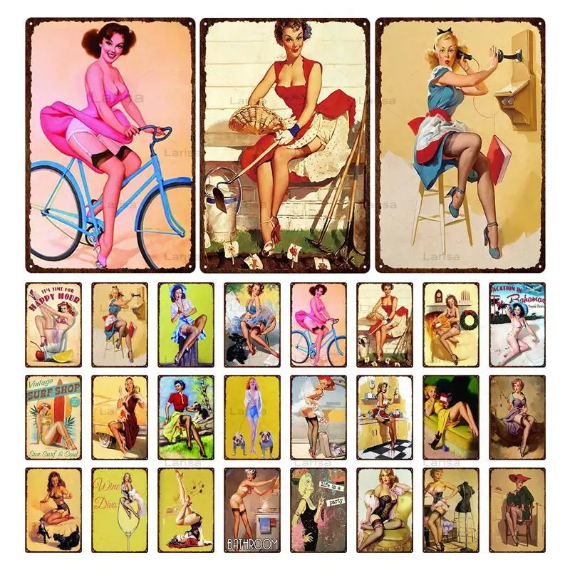 Постер Pin Up, жестяной знак, декор для комнаты, бара, винтажный металлический жестяной знак, Пляжная красота, девушка, металлическая живопись, ...
Постер Pin Up, жестяной знак, декор для комнаты, бара, винтажный металлический жестяной знак, Пляжная красота, девушка, металлическая живопись, ...