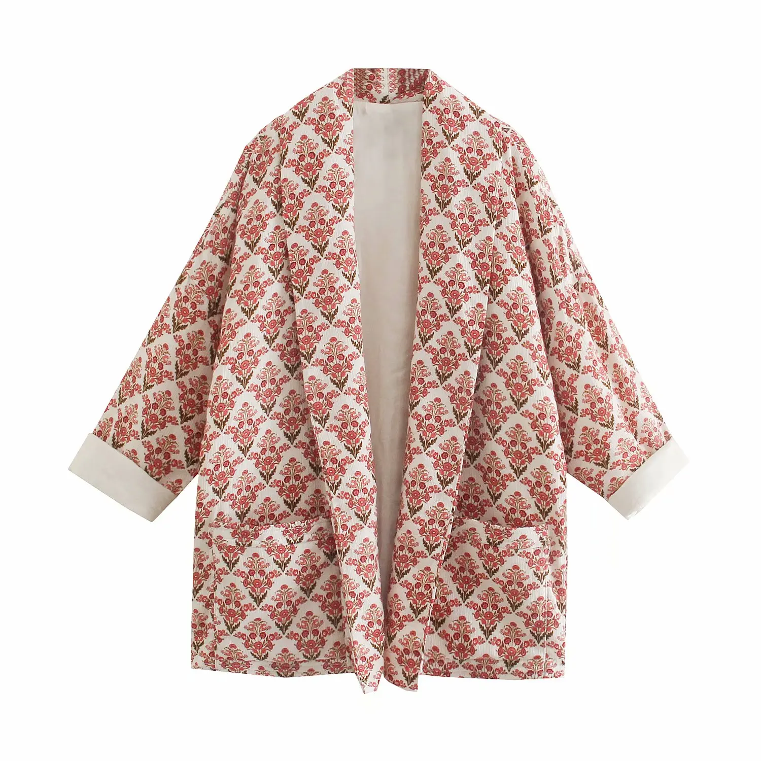 Za Women's Jackets Print Quilting Jacket Coat Long Sleeve Pocket Female Casual Outerwear Femme Veste Women Clothing
Za Women's Jackets Print Quilting Jacket Coat Long Sleeve Pocket Female Casual Outerwear Femme Veste Women Clothing