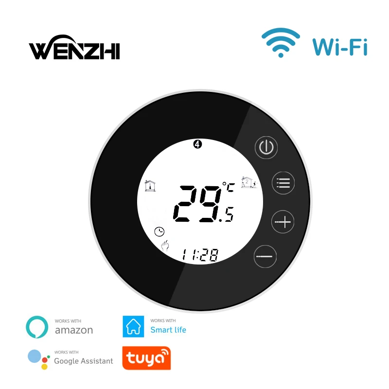 WiFi Thermostat Temperature Controller Water Electric Floor Heating Gas Boiler Tuya Smart Life App Works With Alexa Google Home
WiFi Thermostat Temperature Controller Water Electric Floor Heating Gas Boiler Tuya Smart Life App Works With Alexa Google Home