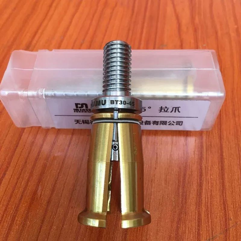 4 Petal Clamp Pull Claw BT30-45 degree High Accuracy CNC Milling Machine Spindle Tool M10 Male Thread Spindle Claw Clamp
4 Petal Clamp Pull Claw BT30-45 degree High Accuracy CNC Milling Machine Spindle Tool M10 Male Thread Spindle Claw Clamp