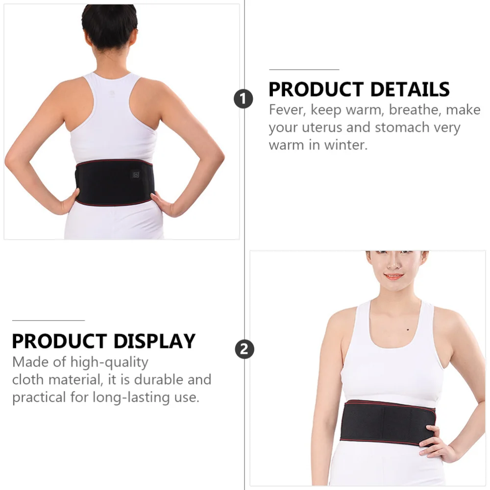 1Pc Electric Heatable Waist Belt Practical Waist Heating Pad Belt (Black)
1Pc Electric Heatable Waist Belt Practical Waist Heating Pad Belt (Black)