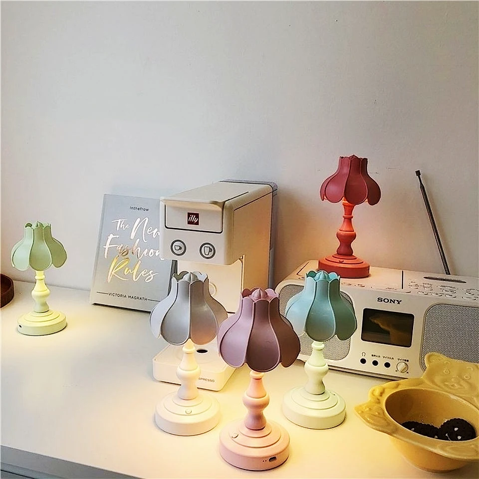Mini bedroom bedside lamp, USB rechargeable night lamp, decoration, night lamp bracket, led lotus
Mini bedroom bedside lamp, USB rechargeable night lamp, decoration, night lamp bracket, led lotus