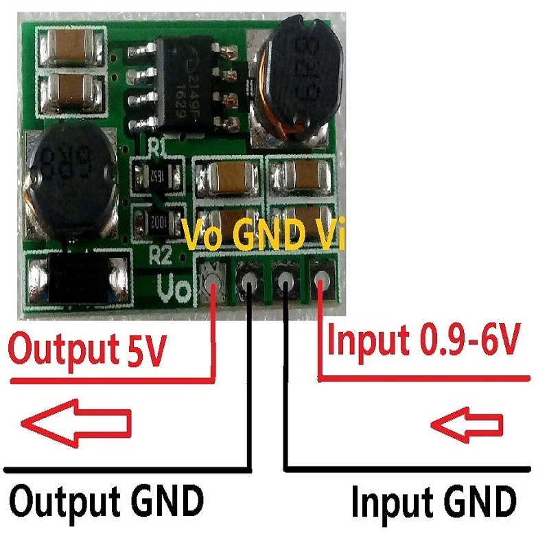 DD0603SA_5V*5 1-6V/3V/3.3V/3.7V to 5V Auto Step-UP & Down DC DC Converter Voltage regulator module Board for 18650 Solar charg
DD0603SA_5V*5 1-6V/3V/3.3V/3.7V to 5V Auto Step-UP & Down DC DC Converter Voltage regulator module Board for 18650 Solar charg