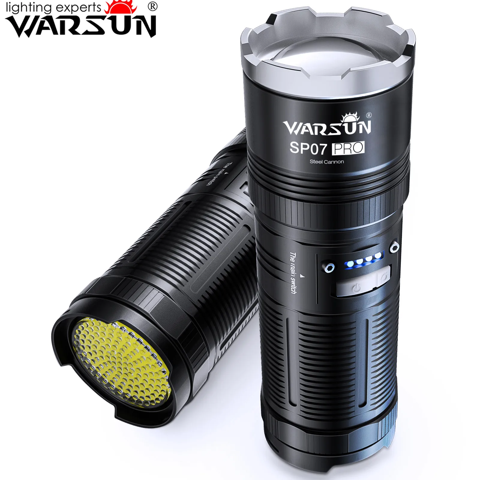 Warsun SP07 Pro 2021 Новый очень мощный яркий Перезаряжаемый светодиодный фонарик 13000Lux ксеноновый фонарь с функцией внешнего аккумулятора
Warsun SP07 Pro 2021 Новый очень мощный яркий Перезаряжаемый светодиодный фонарик 13000Lux ксеноновый фонарь с функцией внешнего аккумулятора