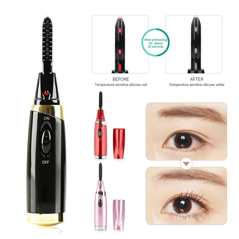 Mini Electric Heated Eyelash Curler Heated Makeup Eye Lashes Heated Eyelash Curler Applicator Long Lasting Natural Beauty Tool
Mini Electric Heated Eyelash Curler Heated Makeup Eye Lashes Heated Eyelash Curler Applicator Long Lasting Natural Beauty Tool