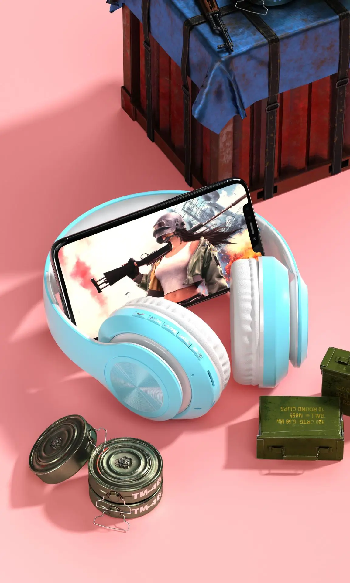 PunnkFunnk Wireless Headset Bluetooth Headpone 5.0 Foldablel Deep Bass Stereo Noise Reduction Gaming Earphone For Mobile PC Xbox
PunnkFunnk Wireless Headset Bluetooth Headpone 5.0 Foldablel Deep Bass Stereo Noise Reduction Gaming Earphone For Mobile PC Xbox