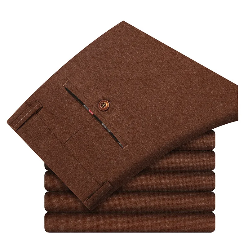 Loldeal Men Long Pants Casual Brushed Straight Stretch Slim Solid Color
Loldeal Men Long Pants Casual Brushed Straight Stretch Slim Solid Color