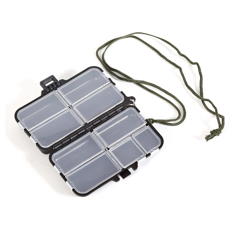 9 Compartments Fishing Tackle Boxes Plastic Waterproof With Anti-lost Lanyard double side Fishing Lure Bait Storage Case
9 Compartments Fishing Tackle Boxes Plastic Waterproof With Anti-lost Lanyard double side Fishing Lure Bait Storage Case