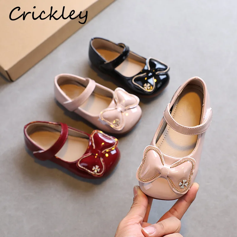 Bow Crystal Girls Flats Shoes PU Leather Party Shoes Kids Girl Mary Janes Light Hook Loop Anti Slip Children Princess Shoes
Bow Crystal Girls Flats Shoes PU Leather Party Shoes Kids Girl Mary Janes Light Hook Loop Anti Slip Children Princess Shoes