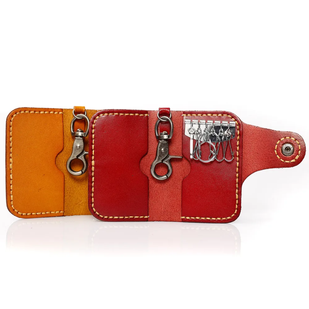 Men Women Tanned Leather Car Key Holder Organizer Women Keychain Covers Hasp Handmade Key Wallets Japanese-style Keychain Bag
Men Women Tanned Leather Car Key Holder Organizer Women Keychain Covers Hasp Handmade Key Wallets Japanese-style Keychain Bag