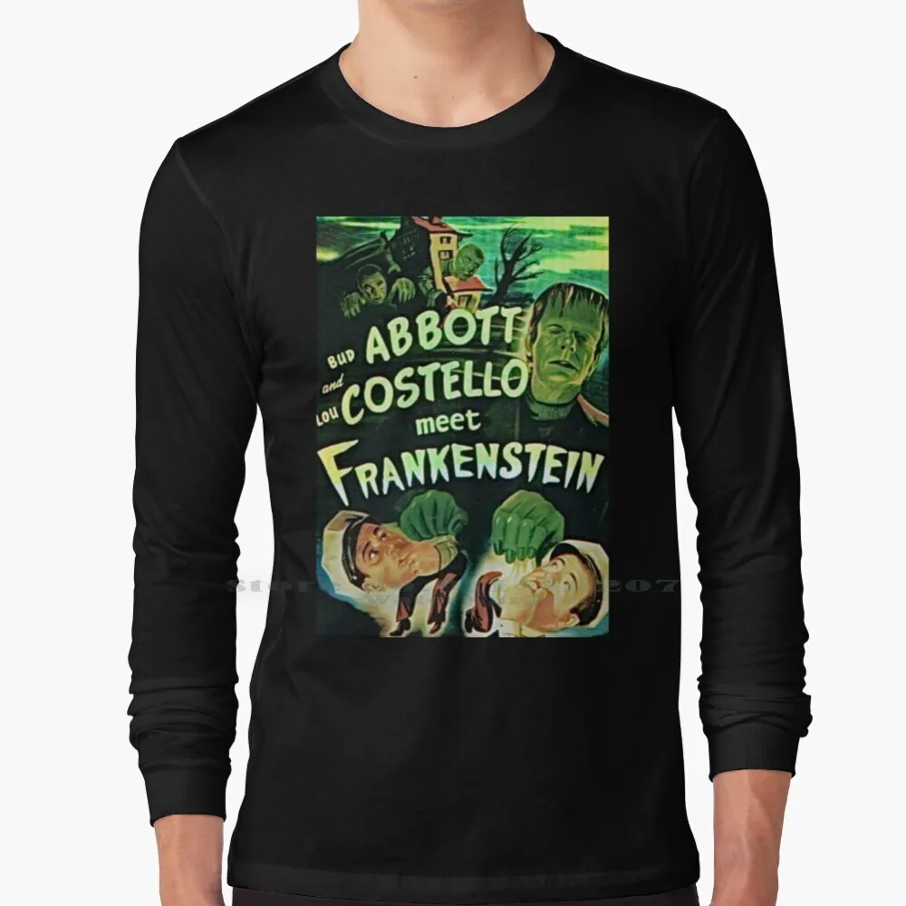 

Abbott And Costello Meet Frankenstein T Shirt 100% Pure Cotton Cinema Movies Horror Comedy Movie Geek Film Geek Film Nerd Movie