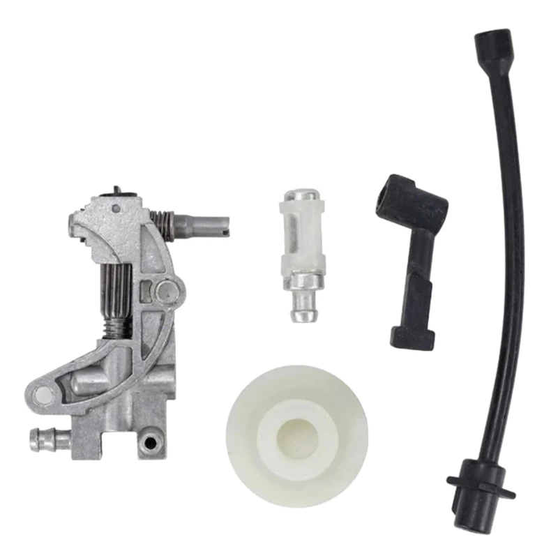 5pcs Oil Pump Filter Pipe Hose Line Oil Nozzle Turbine Kit For 4500 5200 5800 45CC 52CC 58CC Gasoline Chainsaw Spare Parts
5pcs Oil Pump Filter Pipe Hose Line Oil Nozzle Turbine Kit For 4500 5200 5800 45CC 52CC 58CC Gasoline Chainsaw Spare Parts