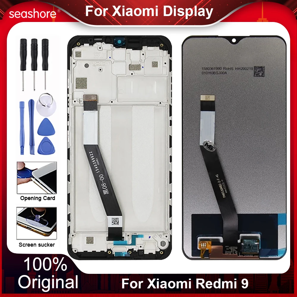 Оригинальный дисплей для Xiaomi Redmi 9, дисплей, сенсорный экран для Redmi 9, ЖК-дисплей, дигитайзер, запасные части M2004J19G M2004J19C
Оригинальный дисплей для Xiaomi Redmi 9, дисплей, сенсорный экран для Redmi 9, ЖК-дисплей, дигитайзер, запасные части M2004J19G M2004J19C