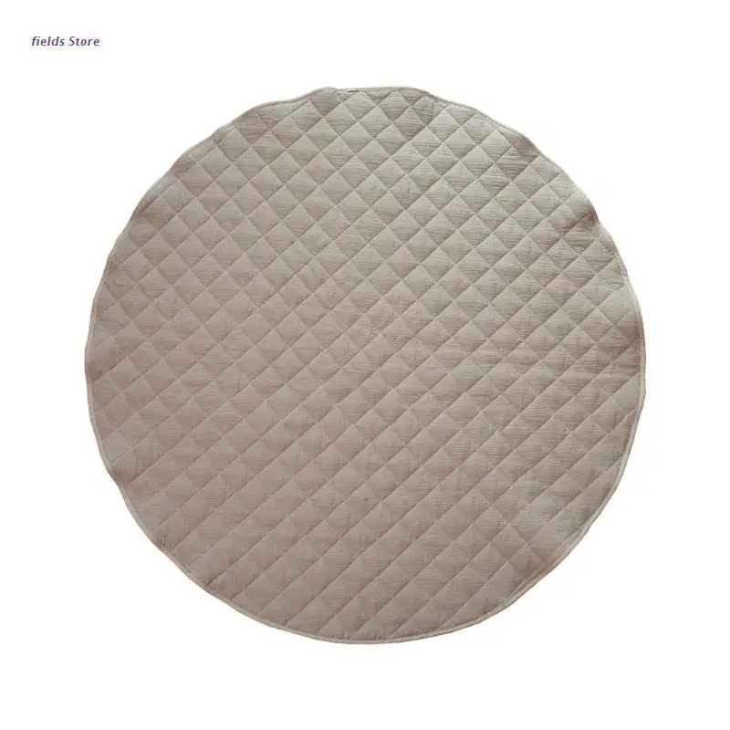 Baby Cotton Play Mat Round Solid Color Cushion Soft Breathable Crawling Pad Kids
Baby Cotton Play Mat Round Solid Color Cushion Soft Breathable Crawling Pad Kids