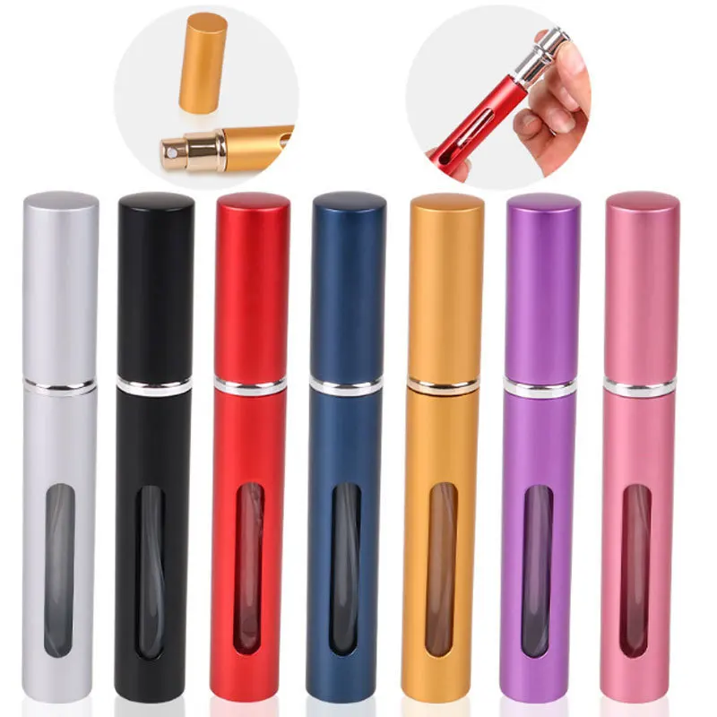 1PC Top Quality 5ml Perfume Bottle Mini Metal Sprayer Refillable Aluminum Perfume Atomizer Travel Size
1PC Top Quality 5ml Perfume Bottle Mini Metal Sprayer Refillable Aluminum Perfume Atomizer Travel Size