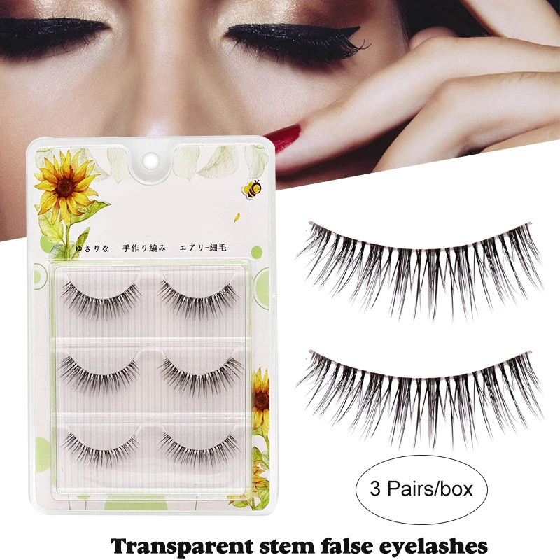 3 Pairs Charming False Eyelashes tools Wispy Natural Faux Lashes Practical Eye Makeup Makeup Eyelash Extension Silk Eyelashes
3 Pairs Charming False Eyelashes tools Wispy Natural Faux Lashes Practical Eye Makeup Makeup Eyelash Extension Silk Eyelashes