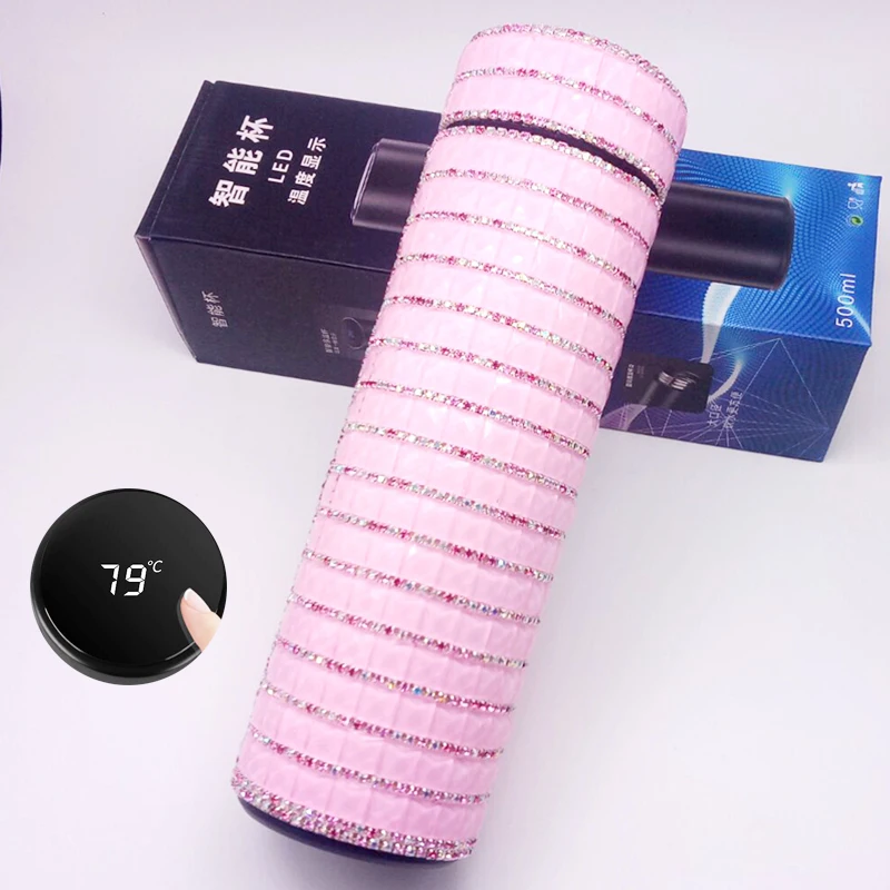 Мерцающие бриллианты 304 нержавеющая сталь вакуумная фляжка чашка для воды 500 мл роскошный умный светодиодный температурный дисплей металли...
Мерцающие бриллианты 304 нержавеющая сталь вакуумная фляжка чашка для воды 500 мл роскошный умный светодиодный температурный дисплей металли...