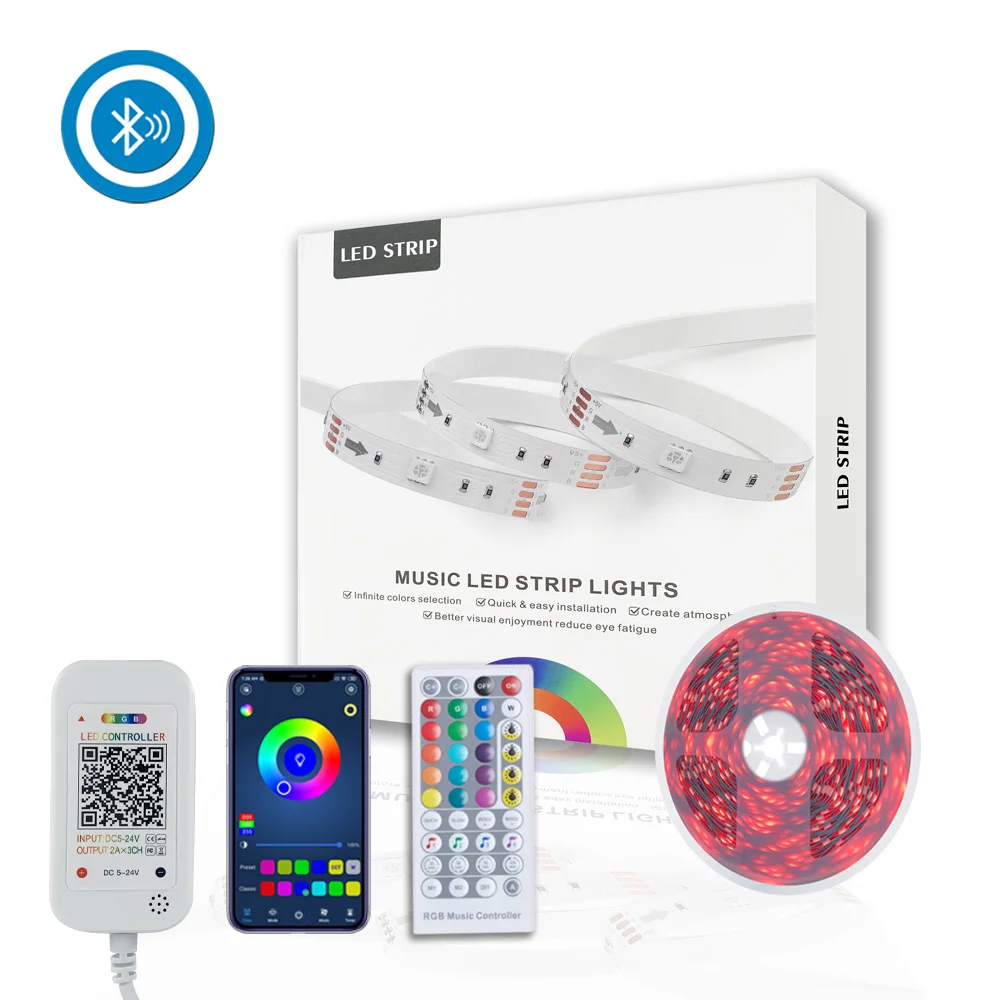 PIRTSDEL LED Strip Light 30M 35M 40M Bluetooth Controller Flexible RGB 5050 Decoration BackLight Lamp Night light String 24V
PIRTSDEL LED Strip Light 30M 35M 40M Bluetooth Controller Flexible RGB 5050 Decoration BackLight Lamp Night light String 24V