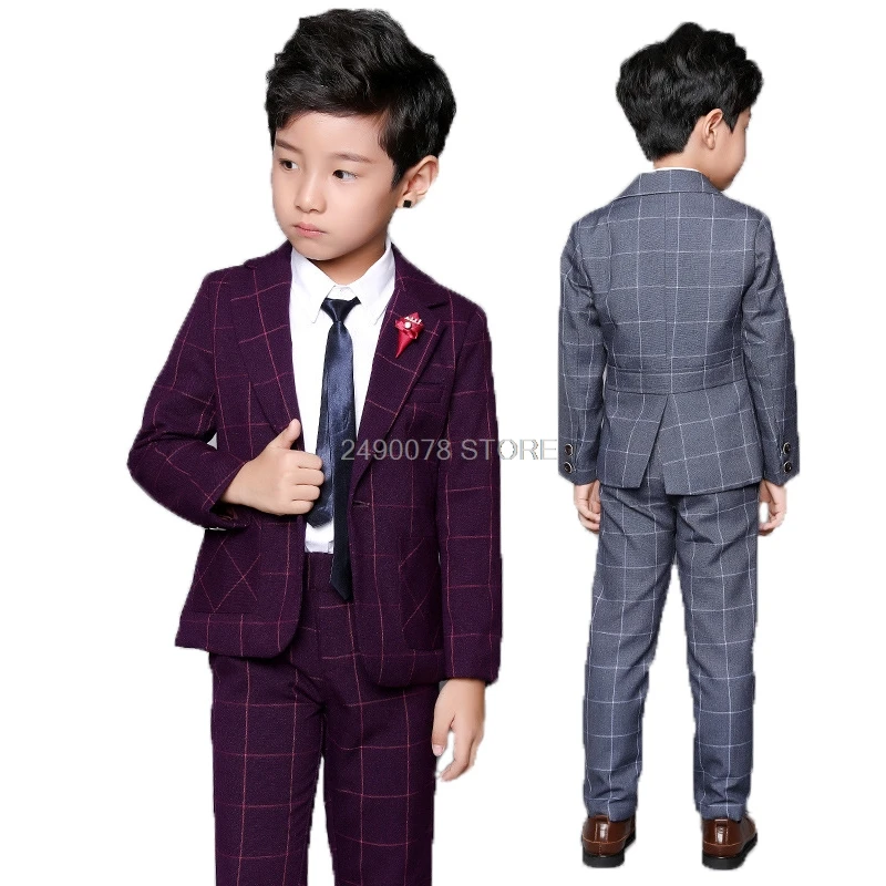 Kids Jacket Pants 2Pcs Formal Clothing Set Flower Boys Wedding Tuxedo Dress Children Party Dance Performance Suit Host Costume
Kids Jacket Pants 2Pcs Formal Clothing Set Flower Boys Wedding Tuxedo Dress Children Party Dance Performance Suit Host Costume