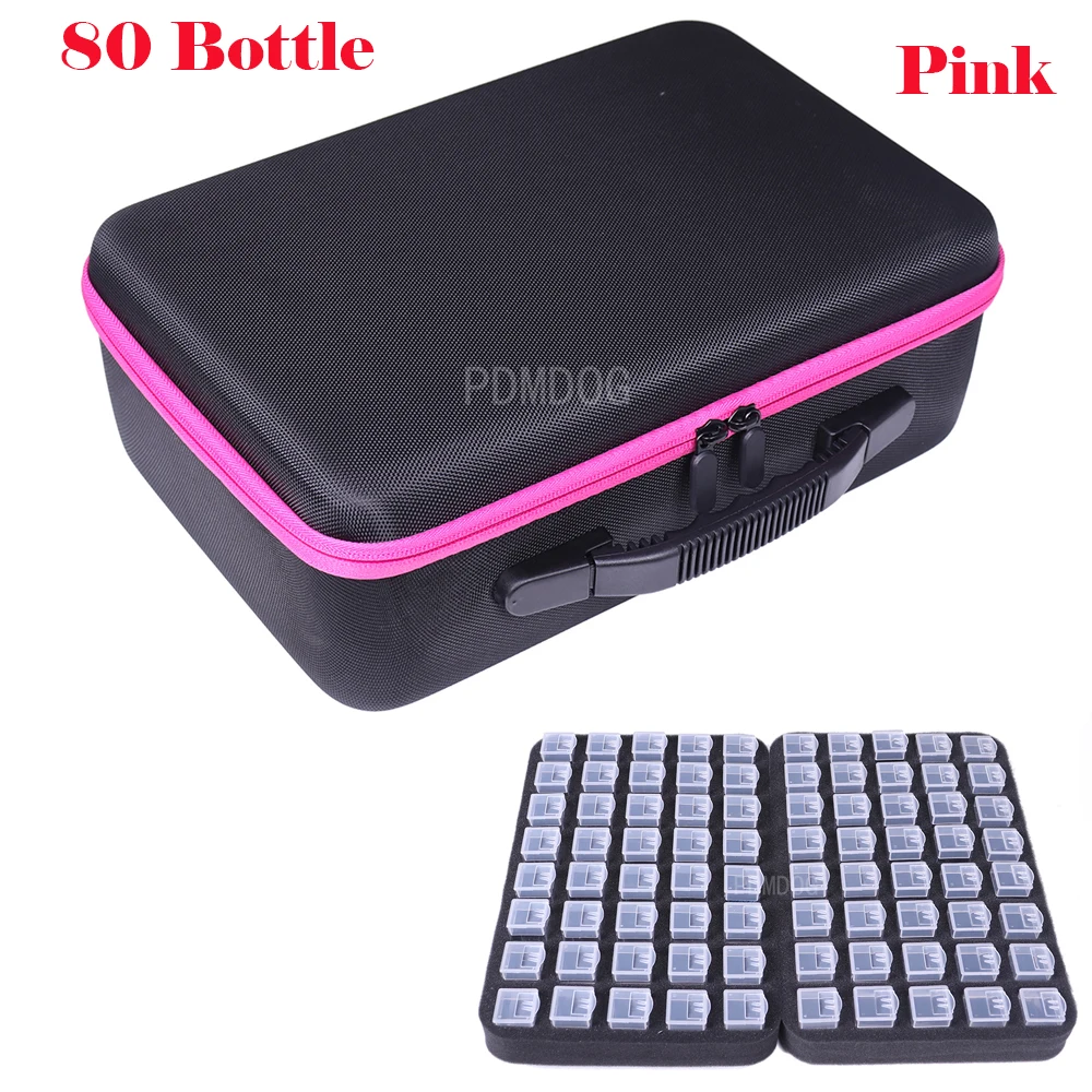 2021 New 80 Bottles Diamond Painting Box toolbox Storage Box Luggage Bracket Handbag Zipper Design Shockproof And Durable Gift
2021 New 80 Bottles Diamond Painting Box toolbox Storage Box Luggage Bracket Handbag Zipper Design Shockproof And Durable Gift
