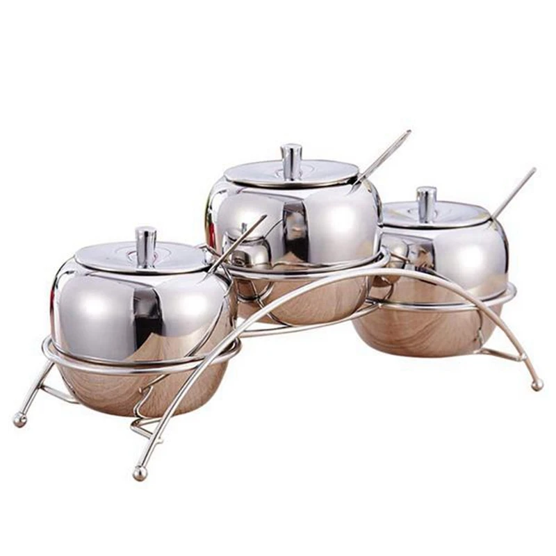 Stainless Steel Spice Jar Salt Pepper Shaker Canister Bridge Seasoning Bottle Kitchen Saltcellar Storage Spice Rack Set
Stainless Steel Spice Jar Salt Pepper Shaker Canister Bridge Seasoning Bottle Kitchen Saltcellar Storage Spice Rack Set
