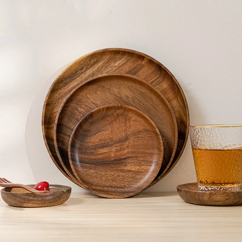 10.5-24 cm Acacia Wood Dinner Plates Unbreakable Round Wood Plates for Fruits Dishes Snacks Dessert Serving Tray Tableware
10.5-24 cm Acacia Wood Dinner Plates Unbreakable Round Wood Plates for Fruits Dishes Snacks Dessert Serving Tray Tableware