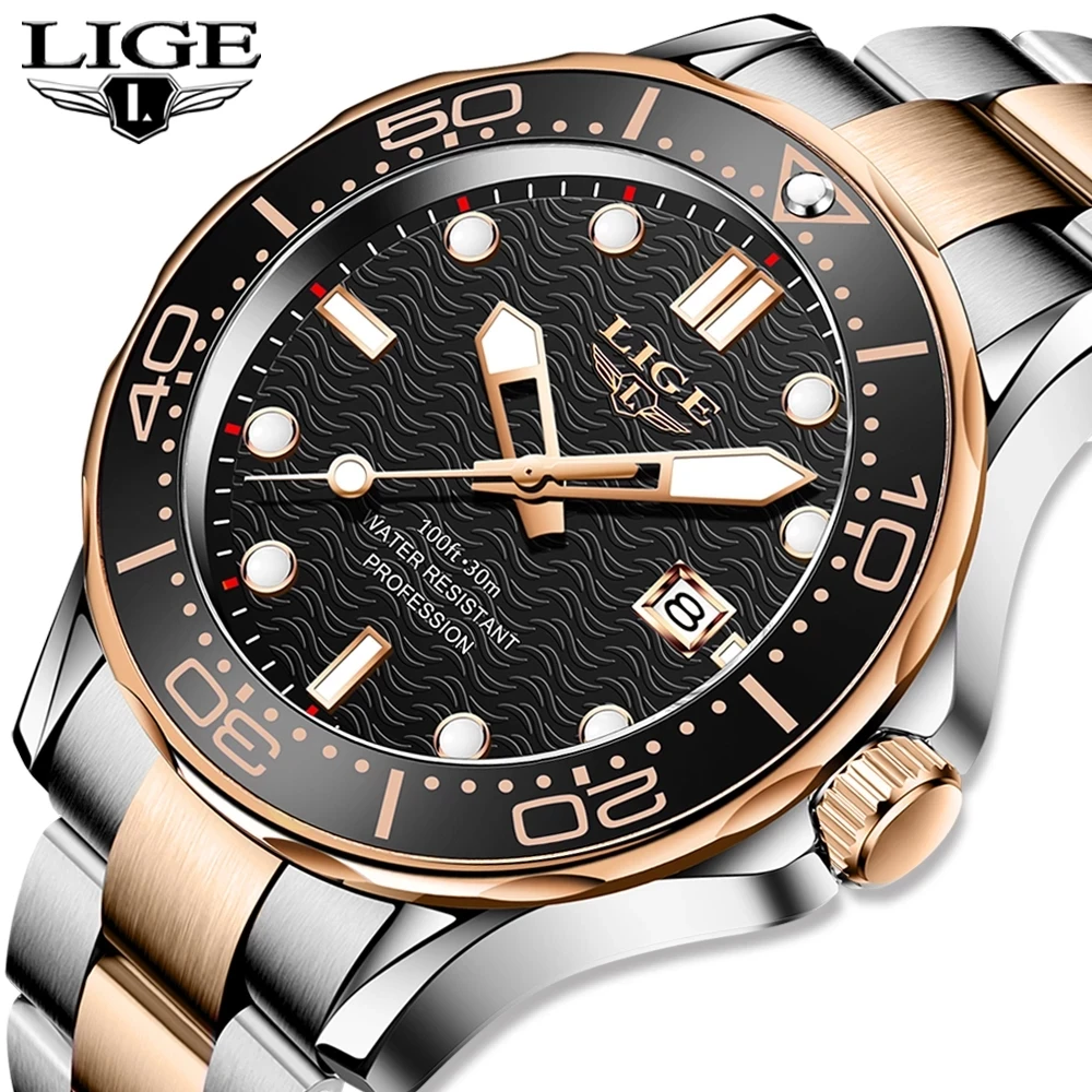 2021 Sport Wristwatch For Man LIGE Top Brand Stainless Steel Waterproof Clocks Men Watch Military Quartz WristWatch Montre Homme
2021 Sport Wristwatch For Man LIGE Top Brand Stainless Steel Waterproof Clocks Men Watch Military Quartz WristWatch Montre Homme