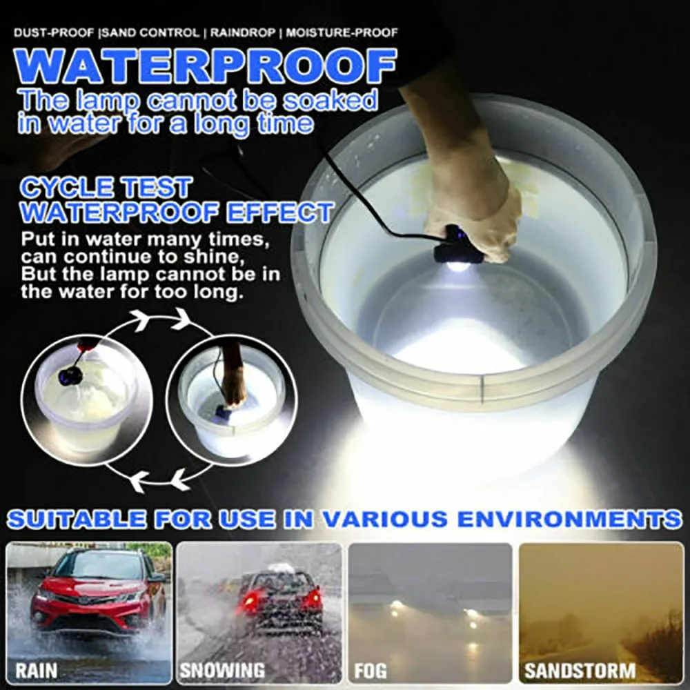 High Power CSP LED Spot Light Motorcycle Parts Waterproof Black Shell DC 8V-80V
High Power CSP LED Spot Light Motorcycle Parts Waterproof Black Shell DC 8V-80V