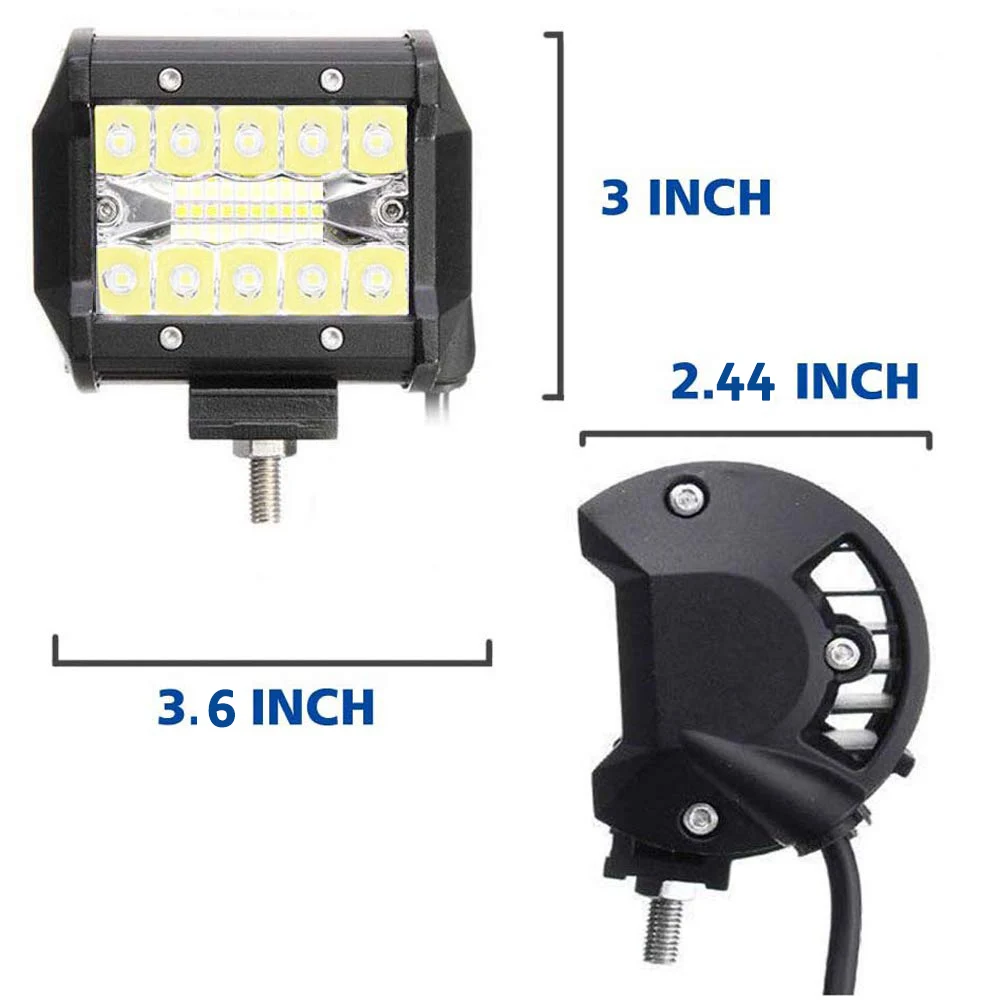 LED Bar LED Light Bar 4 Inch 60w 12000lm Driving Fog Off Road Lights Triple Row Waterproof Spot Flood Combo Beam LED Cubes
LED Bar LED Light Bar 4 Inch 60w 12000lm Driving Fog Off Road Lights Triple Row Waterproof Spot Flood Combo Beam LED Cubes