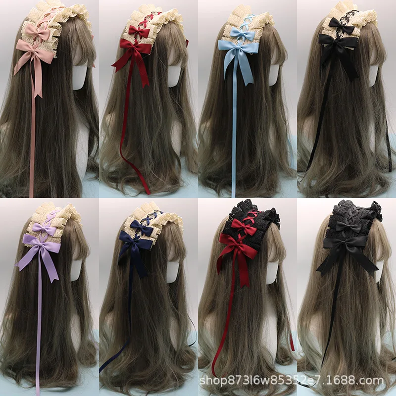 Japanese Style Lolita Headband Lace Barrettes Lolita Sweet Everyday Joker Hair Band Bow KC Headdress headbands for women
Japanese Style Lolita Headband Lace Barrettes Lolita Sweet Everyday Joker Hair Band Bow KC Headdress headbands for women