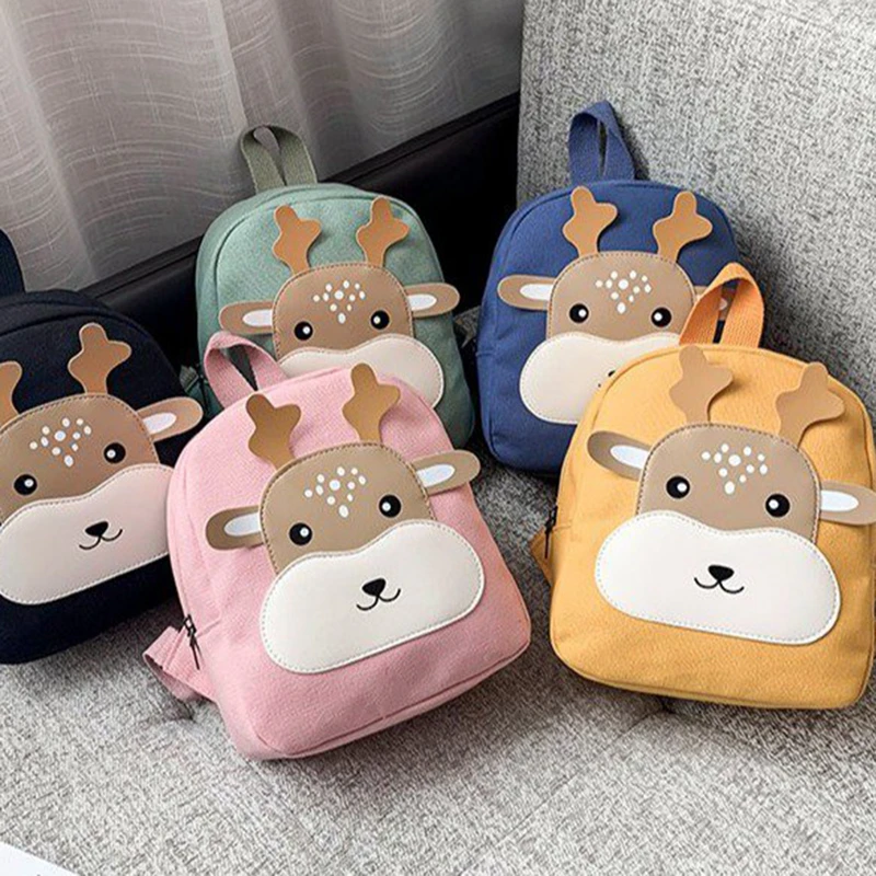 Children Backpack Cartoon Deer Canvas School Bags For Girls Kids Small Double Shoulder Backpack Dropship Wholesale New Arrival
Children Backpack Cartoon Deer Canvas School Bags For Girls Kids Small Double Shoulder Backpack Dropship Wholesale New Arrival