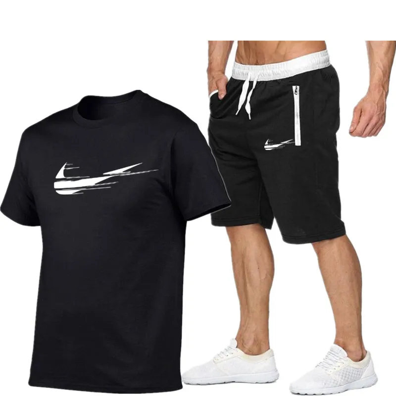 2021 new fashion hot sale printed T-shirt sports suit quick-drying casual running wear summer short-sleeved shorts 2-piece set 
2021 new fashion hot sale printed T-shirt sports suit quick-drying casual running wear summer short-sleeved shorts 2-piece set