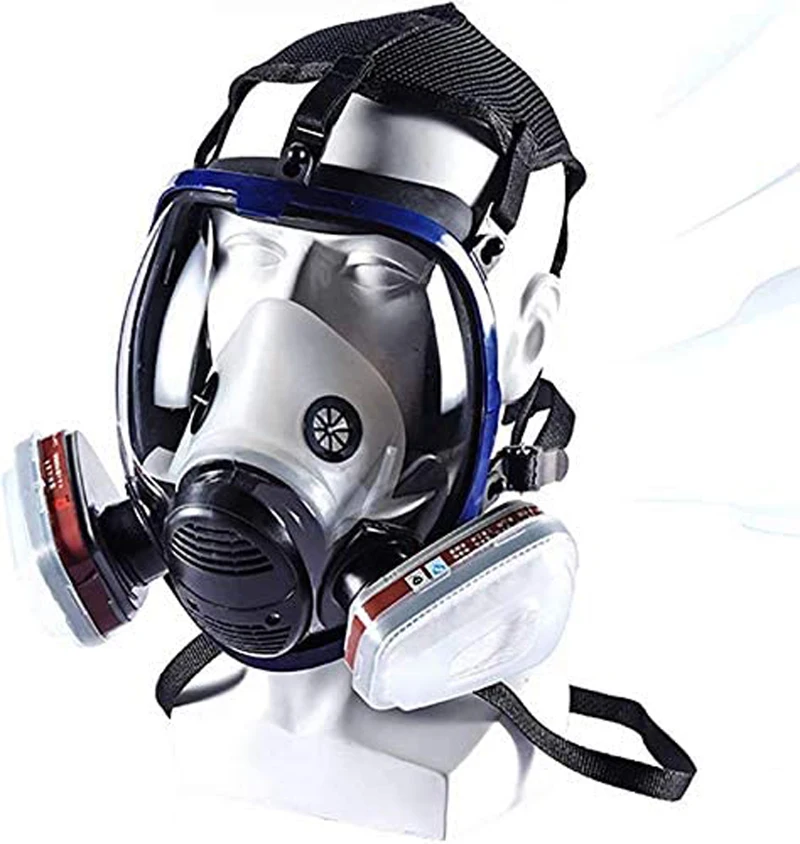Gas Mask Respirator with Canister Filter Widely Used For Organic Paint Spary Acid Dust Pesticide Protection Chemical mask | Безопасность