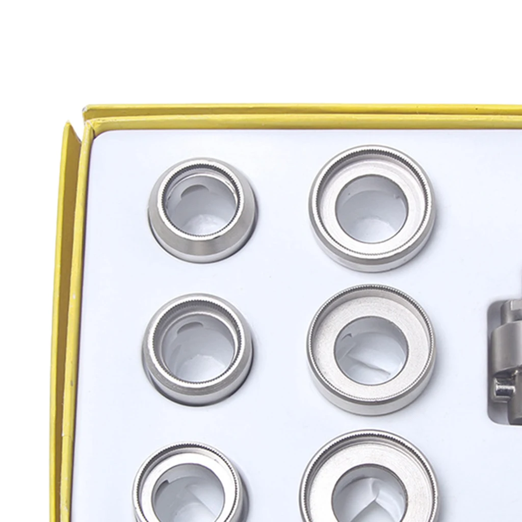 Watch Case Opener With 6Pcs Suction Dies Tools Repair For Screw Back Cases
Watch Case Opener With 6Pcs Suction Dies Tools Repair For Screw Back Cases