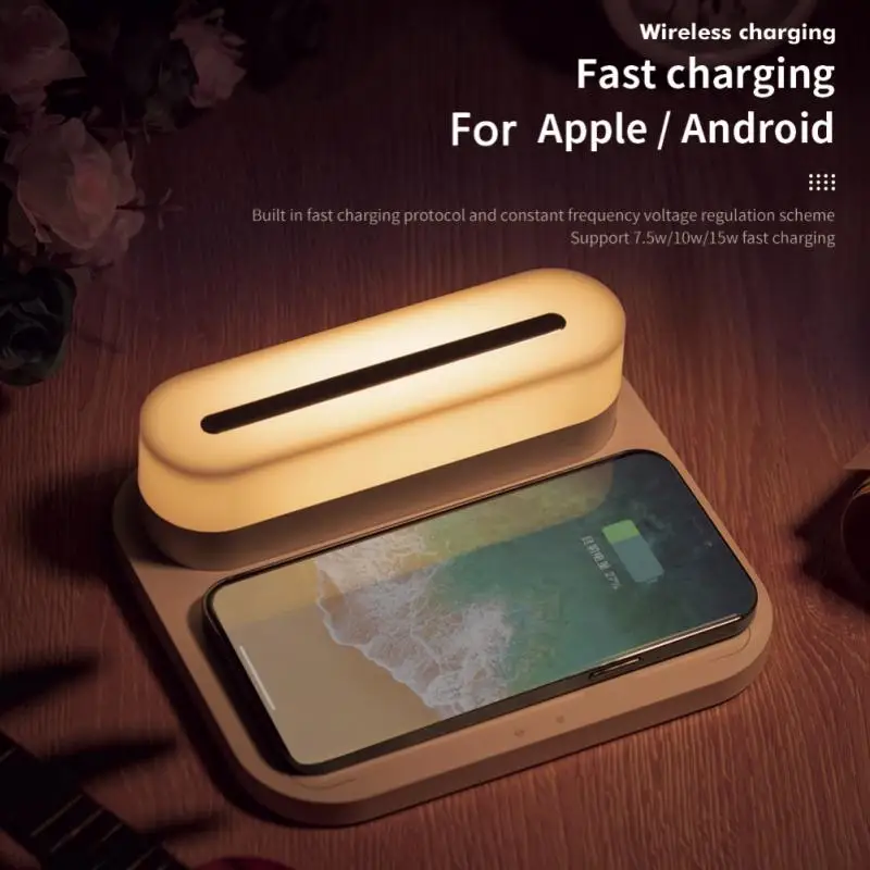 1pc New S26L 15W Fast Charging Wireless Charger With Stepless Dimming Magnetic Night Light Table Lamp For IPhone Huawei Xiaomi
1pc New S26L 15W Fast Charging Wireless Charger With Stepless Dimming Magnetic Night Light Table Lamp For IPhone Huawei Xiaomi