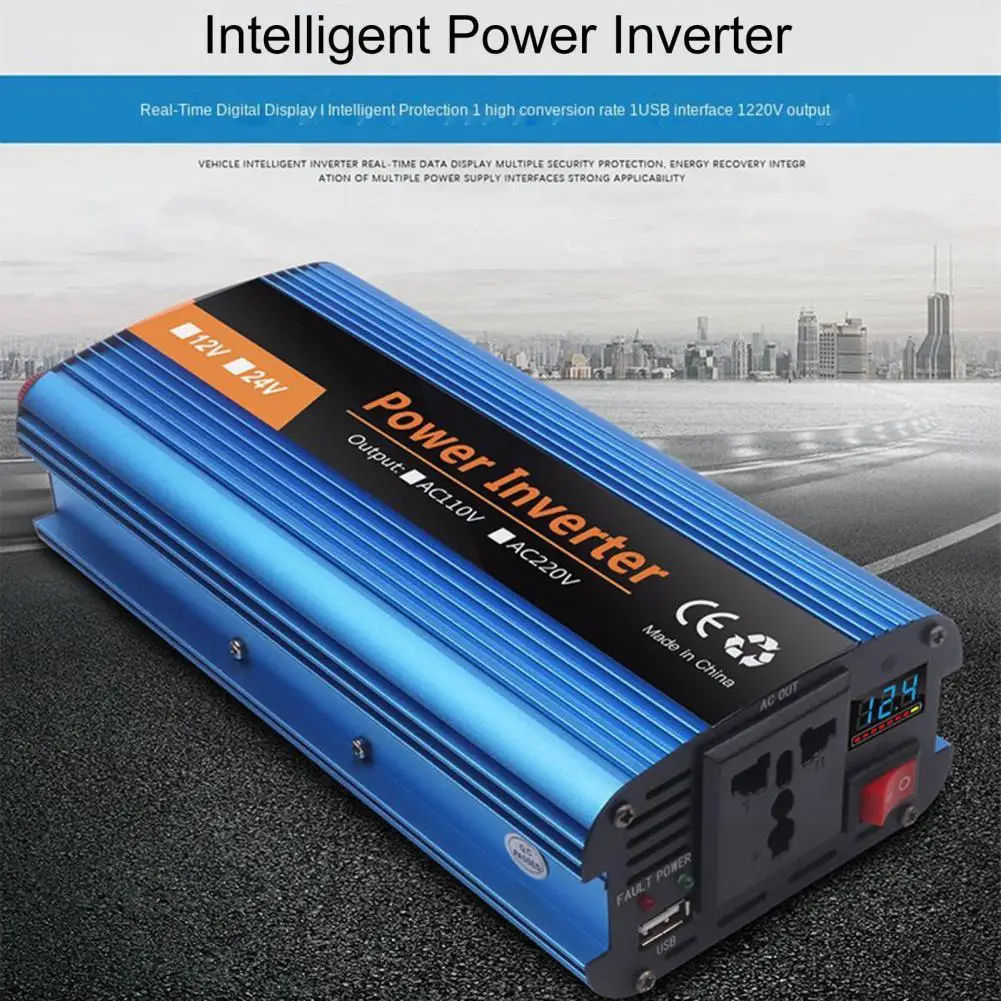 Car Power Converter Modified Sine Wave Efficient Heat Dissipation Wide Application Car Power Transformer Home Supplies
Car Power Converter Modified Sine Wave Efficient Heat Dissipation Wide Application Car Power Transformer Home Supplies