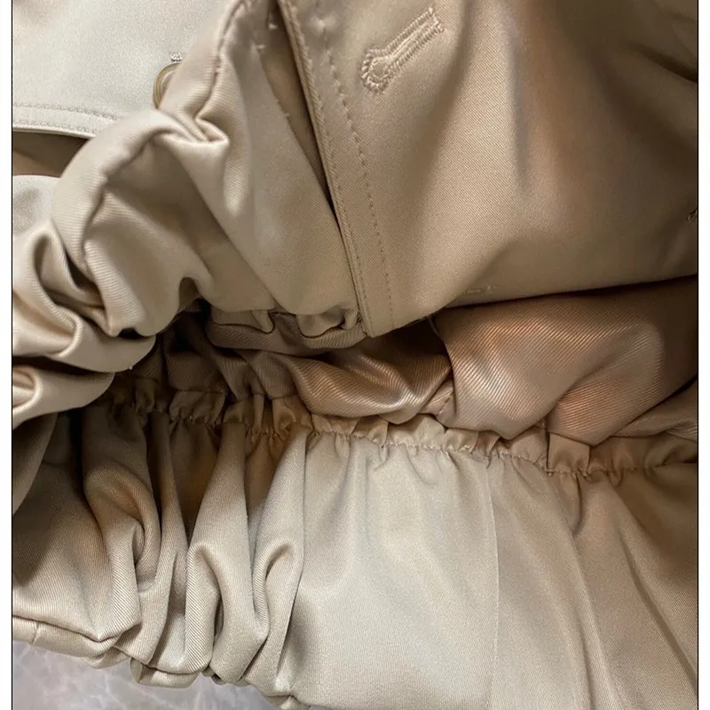 Women's Double-breasted Jacket Elastic Waist Short Sleeve Turn-down Collar Female Short Coat 2020 New
Women's Double-breasted Jacket Elastic Waist Short Sleeve Turn-down Collar Female Short Coat 2020 New