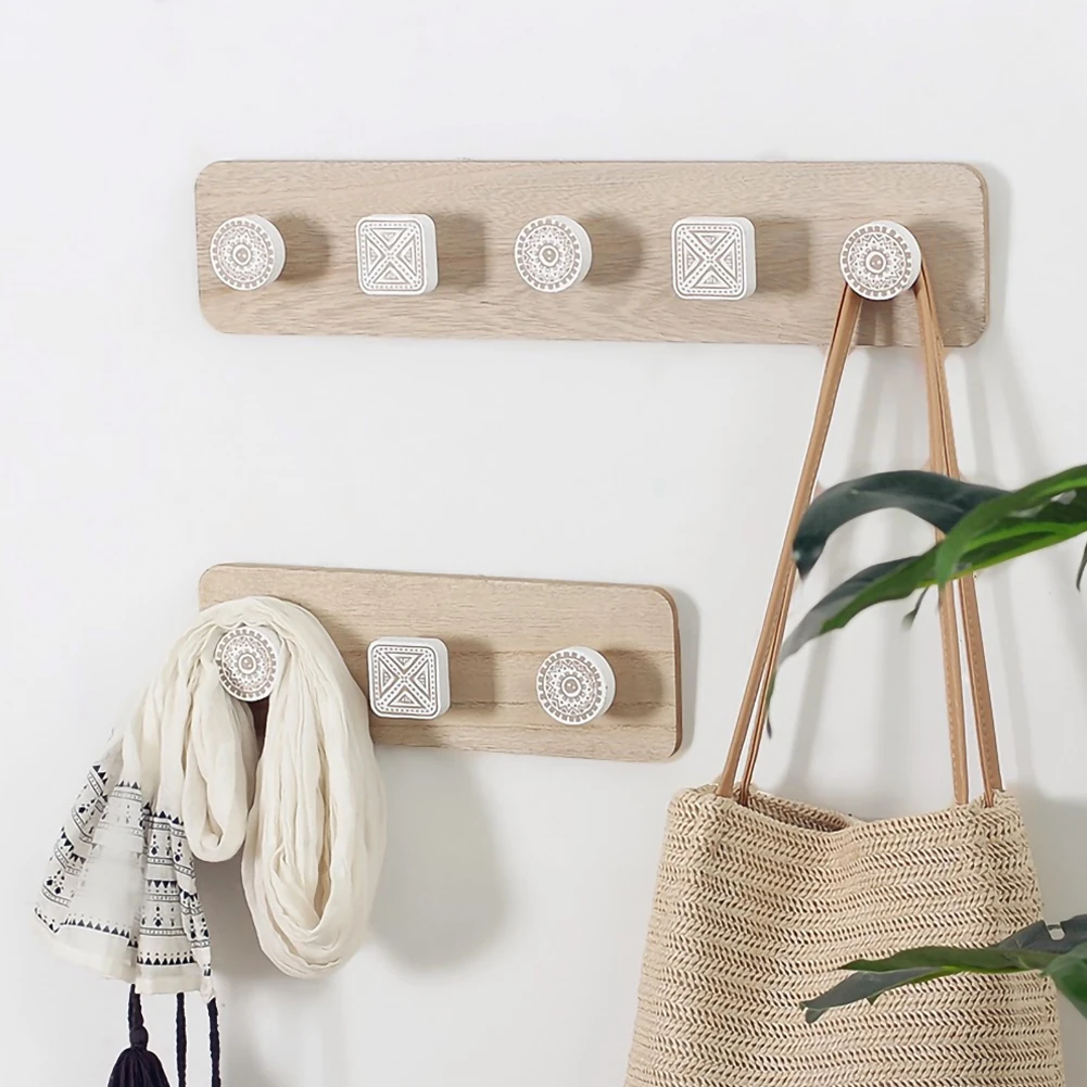 Nordic Wooden Hooks Clothes Hanger Creative Wall Organizer Rack Clothes Hat Coat Hanger Wall Mounted Home Decorative Storage
Nordic Wooden Hooks Clothes Hanger Creative Wall Organizer Rack Clothes Hat Coat Hanger Wall Mounted Home Decorative Storage