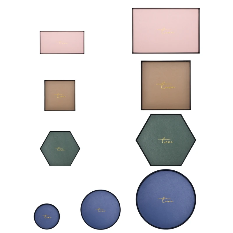 PU Leather Hexagon/Rectangle/Round/Square Rolling Dice Storage Tray-Dice Holder Box for Table Games-Tray for Jewelry
PU Leather Hexagon/Rectangle/Round/Square Rolling Dice Storage Tray-Dice Holder Box for Table Games-Tray for Jewelry