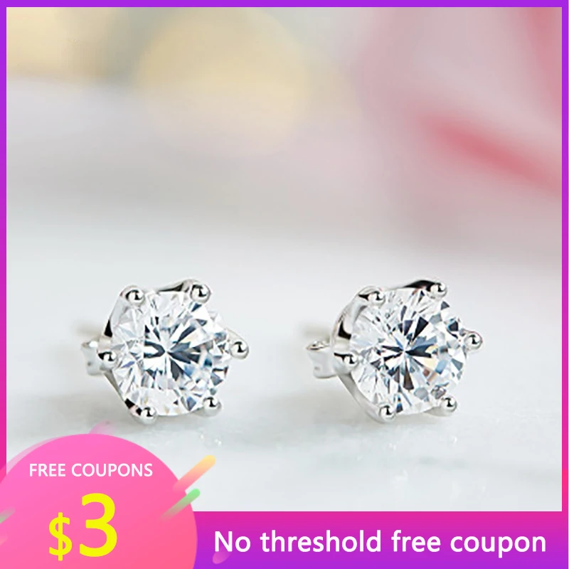 OGULEE Women Silver Stud Earrings Jewellery Fashion AAA+ Zirconia Earrings Elegant Simple Jewelry Women Earrings
OGULEE Women Silver Stud Earrings Jewellery Fashion AAA+ Zirconia Earrings Elegant Simple Jewelry Women Earrings