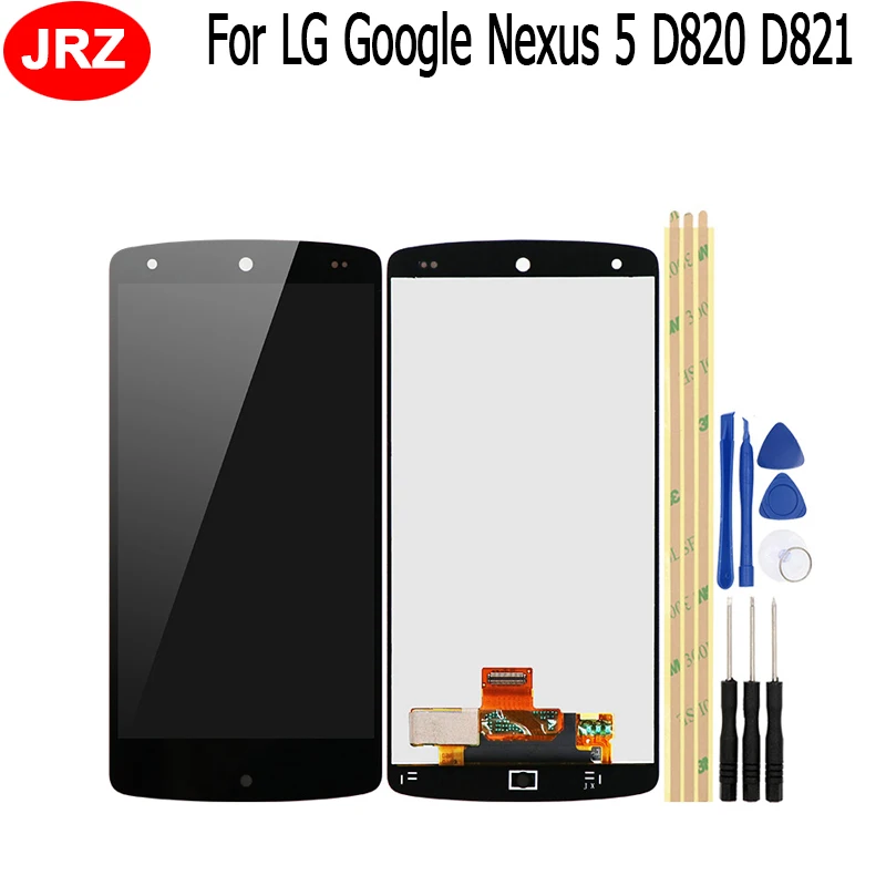 ЖК-дисплей и дигитайзер сенсорного экрана в сборе для LG Google Nexus 5 D820 D821 детали